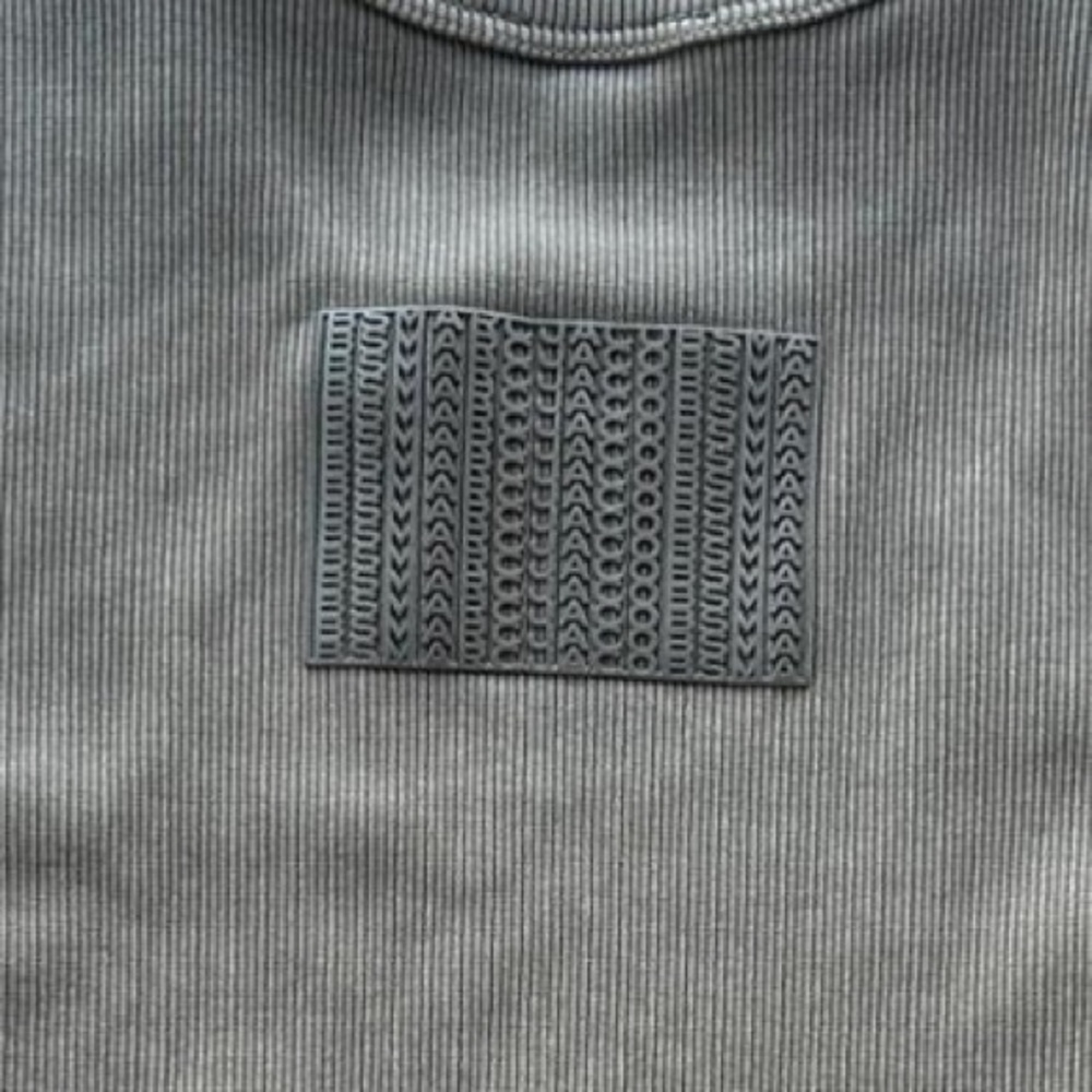 Marc Jacobs Khaki Ribbed Tee - Picture 4 of 4